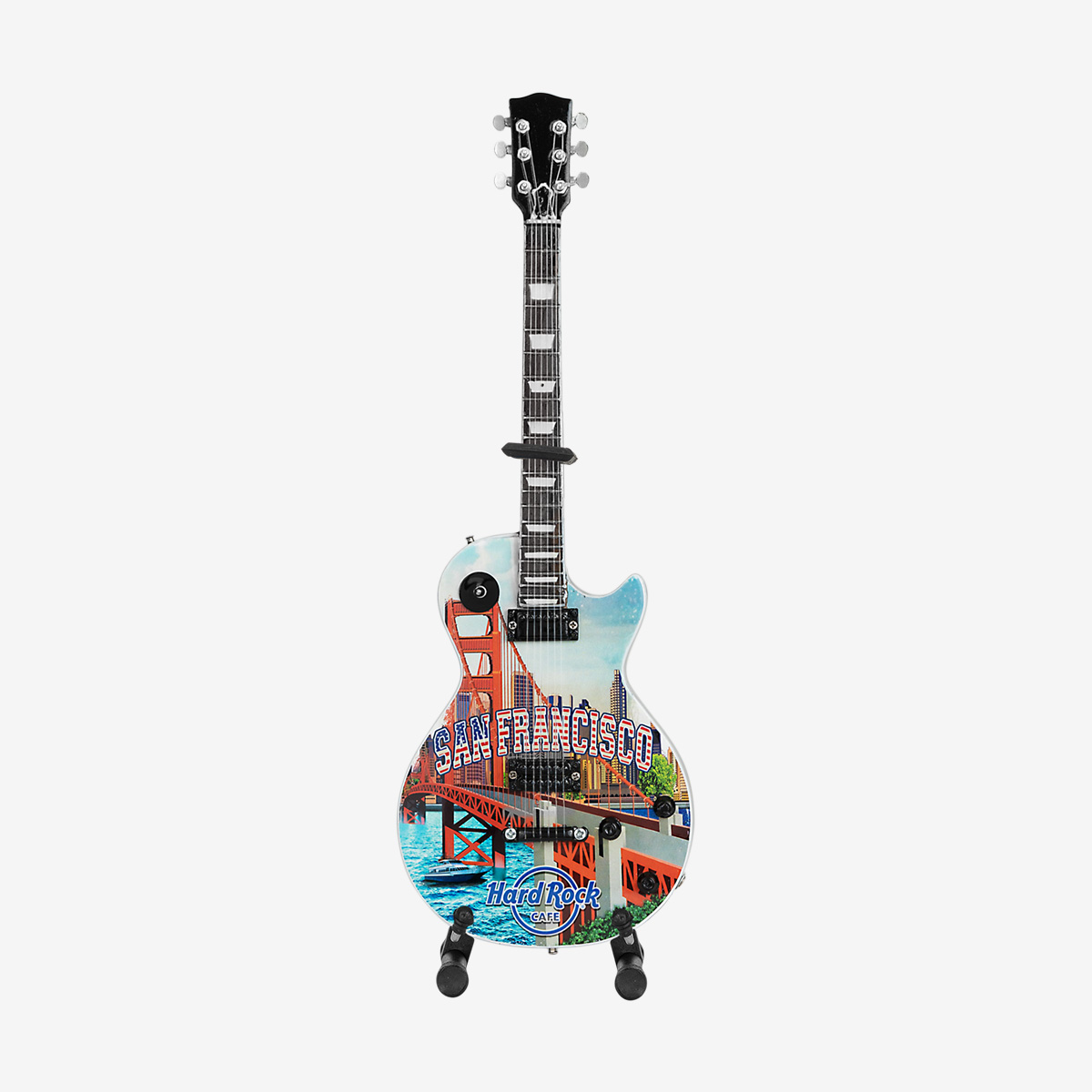 Country Colors 10" Mini City Guitar with Stand image number 1